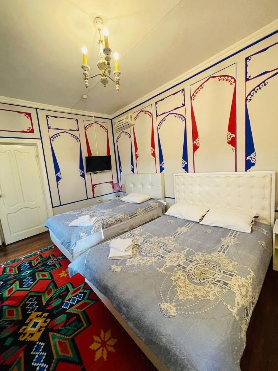 "Chor Minor" Hotel Unesco Heritage List 2 Minutes To Bukhara Old Town Square Official Partner Of The La Rosse Aroma Екстериор снимка