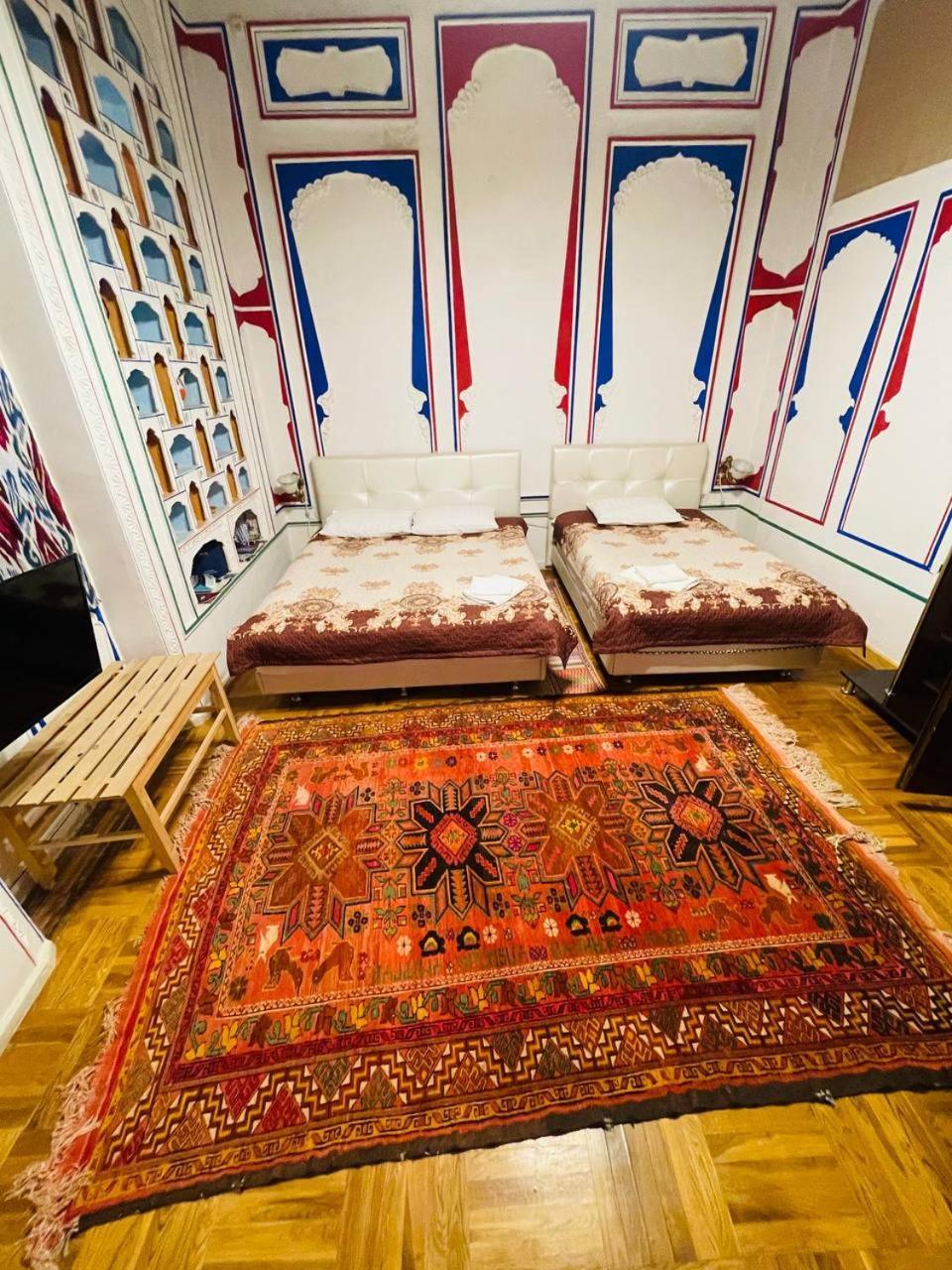 "Chor Minor" Hotel Unesco Heritage List 2 Minutes To Bukhara Old Town Square Official Partner Of The La Rosse Aroma Екстериор снимка